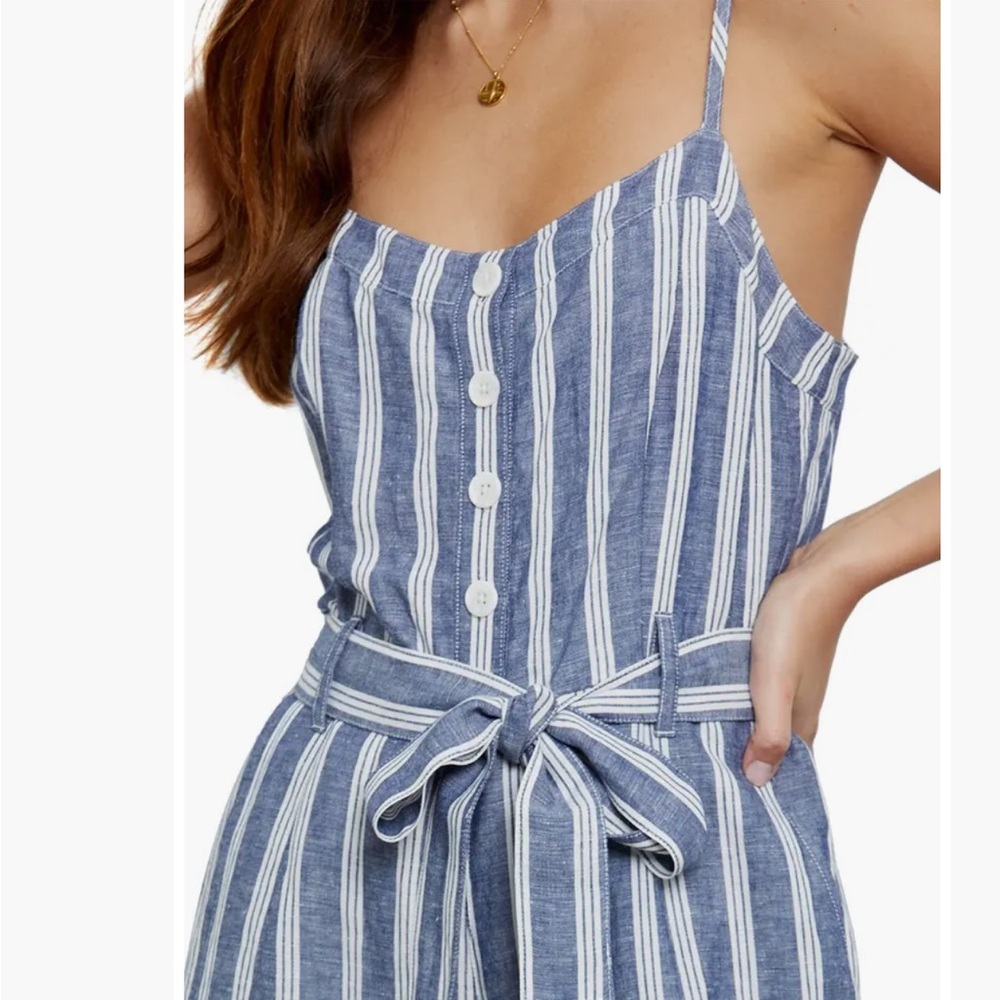 Rails Harper Sardegna Stripe Jumpsuit Size M - image 3